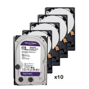 Accesorios - Discos Duros - Western Digital PACK-10-WD64PURZ