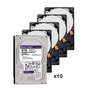 Accesorios - Discos Duros - Western Digital PACK-10-WD84PURZ